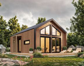Insulated log cabins