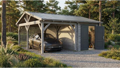 Carport+storage 5,7x5,3