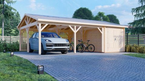 Carport+storage 5,7x7,9