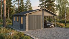 Garage+carport 6,8x5,6